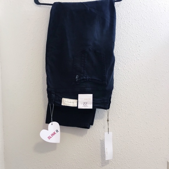 Slink high rise jeans size 22 black - Picture 5 of 8